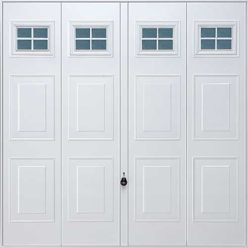 Hormann Georgian with Windows 2304 Steel Garage Door