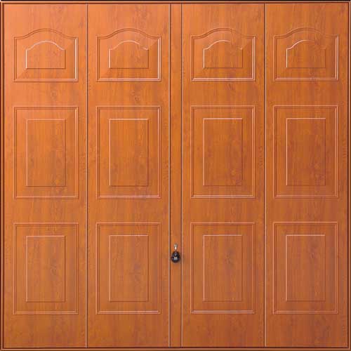 Hormann Marquess Decograin Golden Oak Steel Garage Door