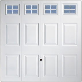 Hormann 2304 Georgian Garage Door with Windows
